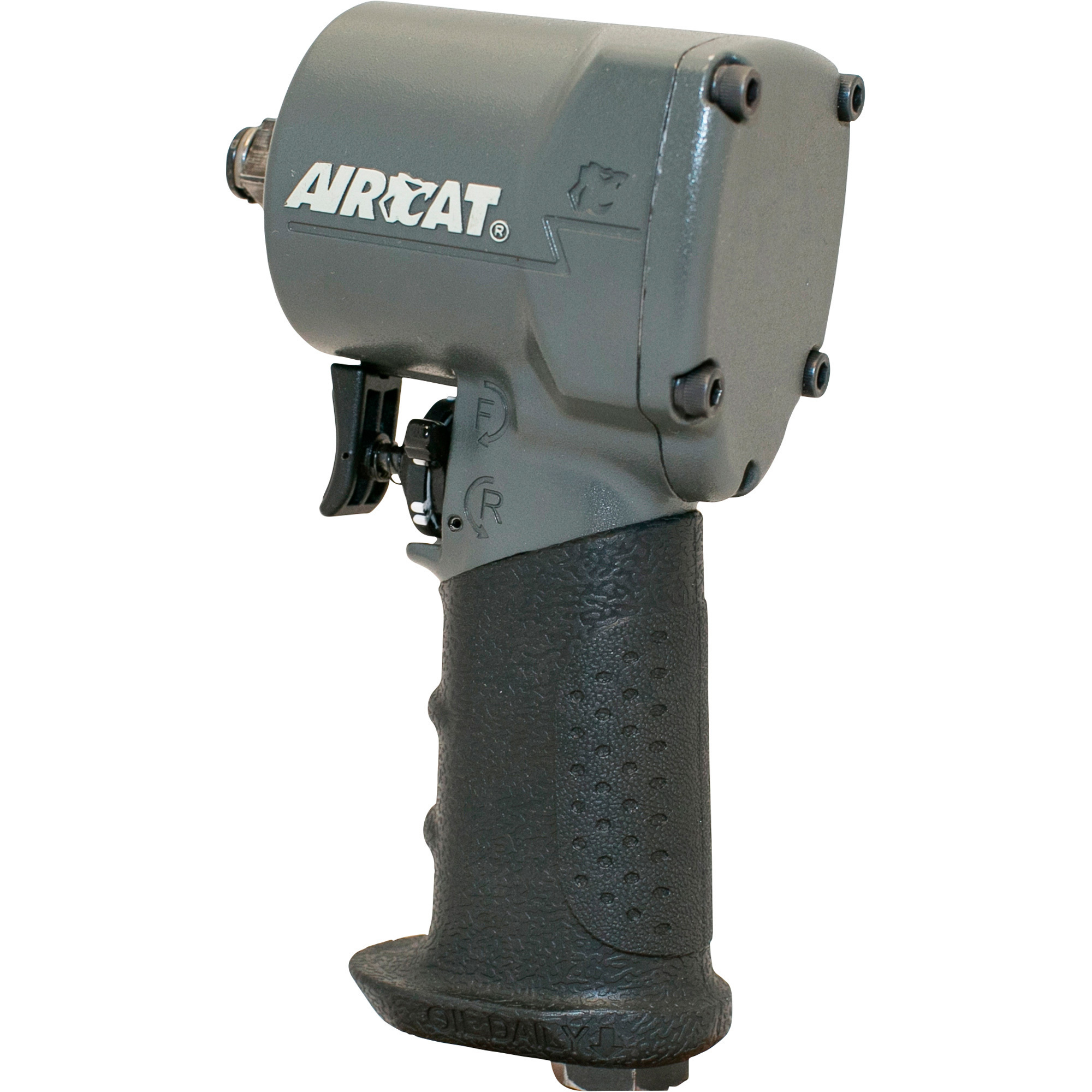AIRCAT Ultra Compact Air Impact Wrench, 1/2in. Drive, 700ft./lbs. Torque, Model# 1057-TH